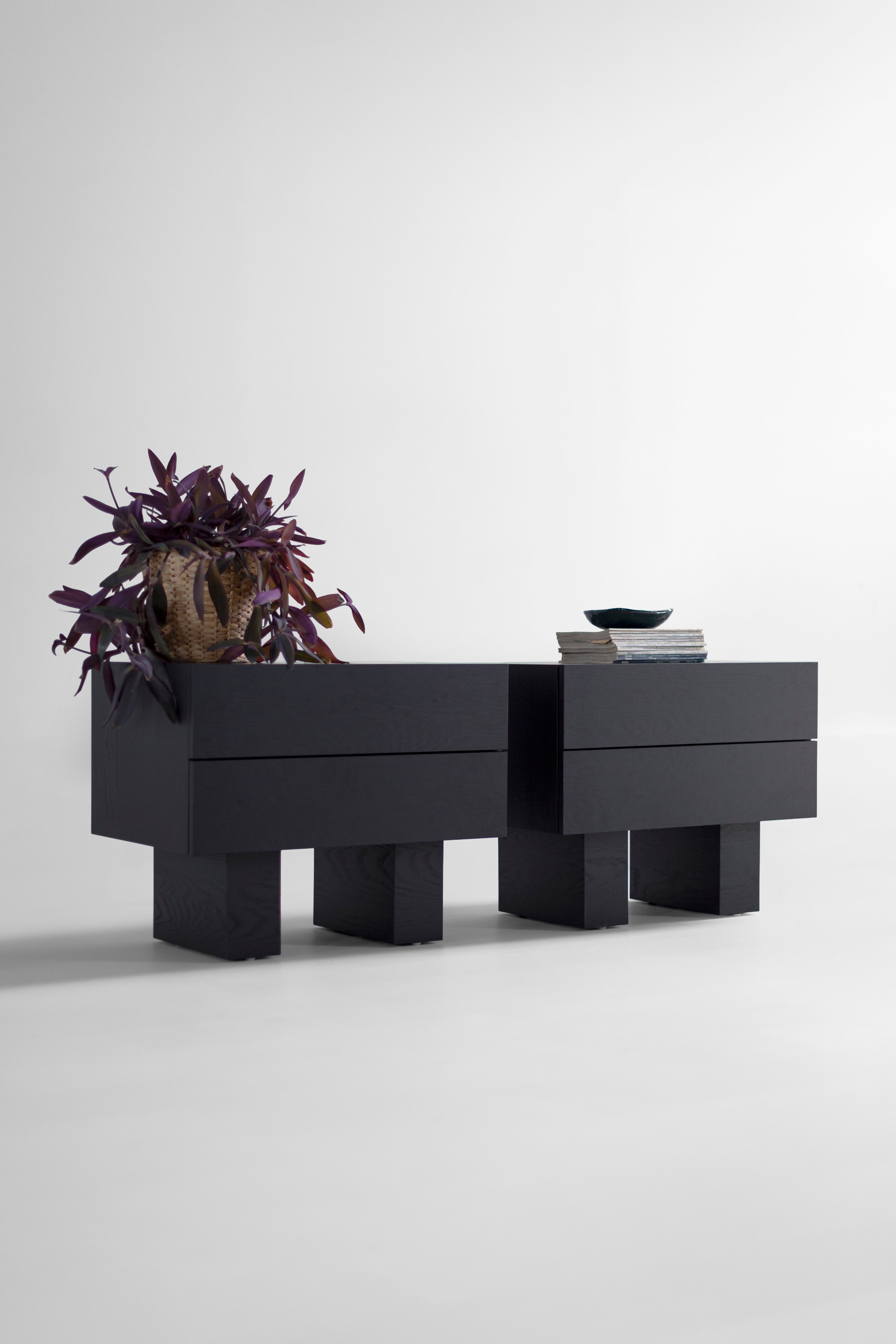 Big Black Suelo Nightstand, image 3