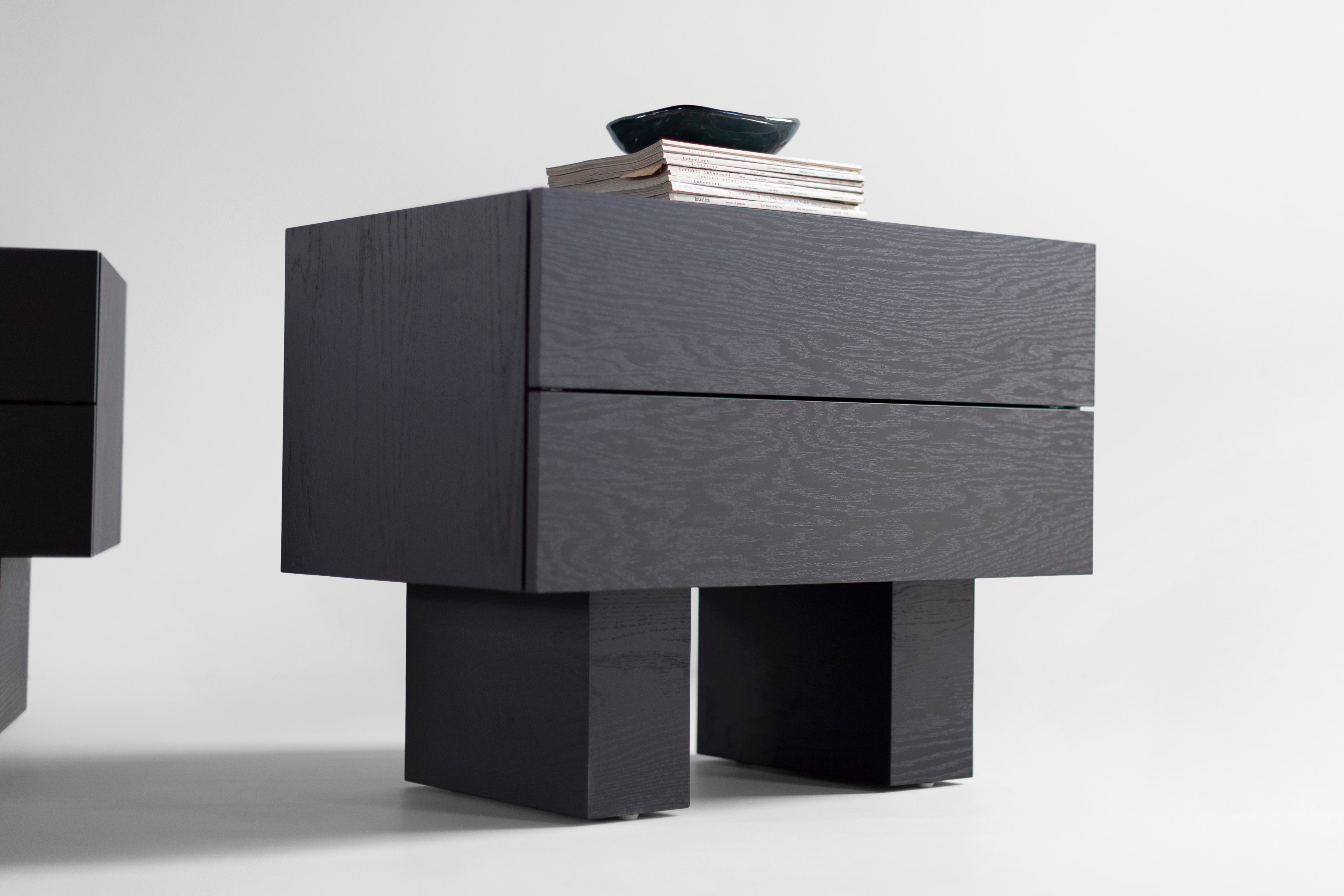Big Black Suelo Nightstand, image 4