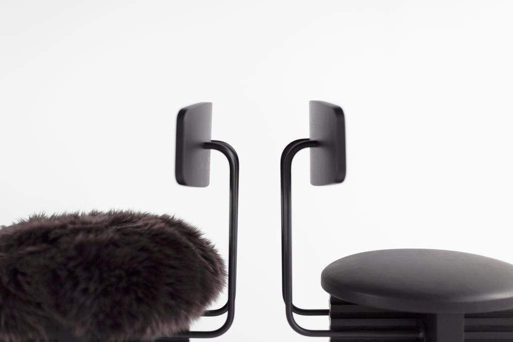Black Bar Stool Cicely Backs, image 2