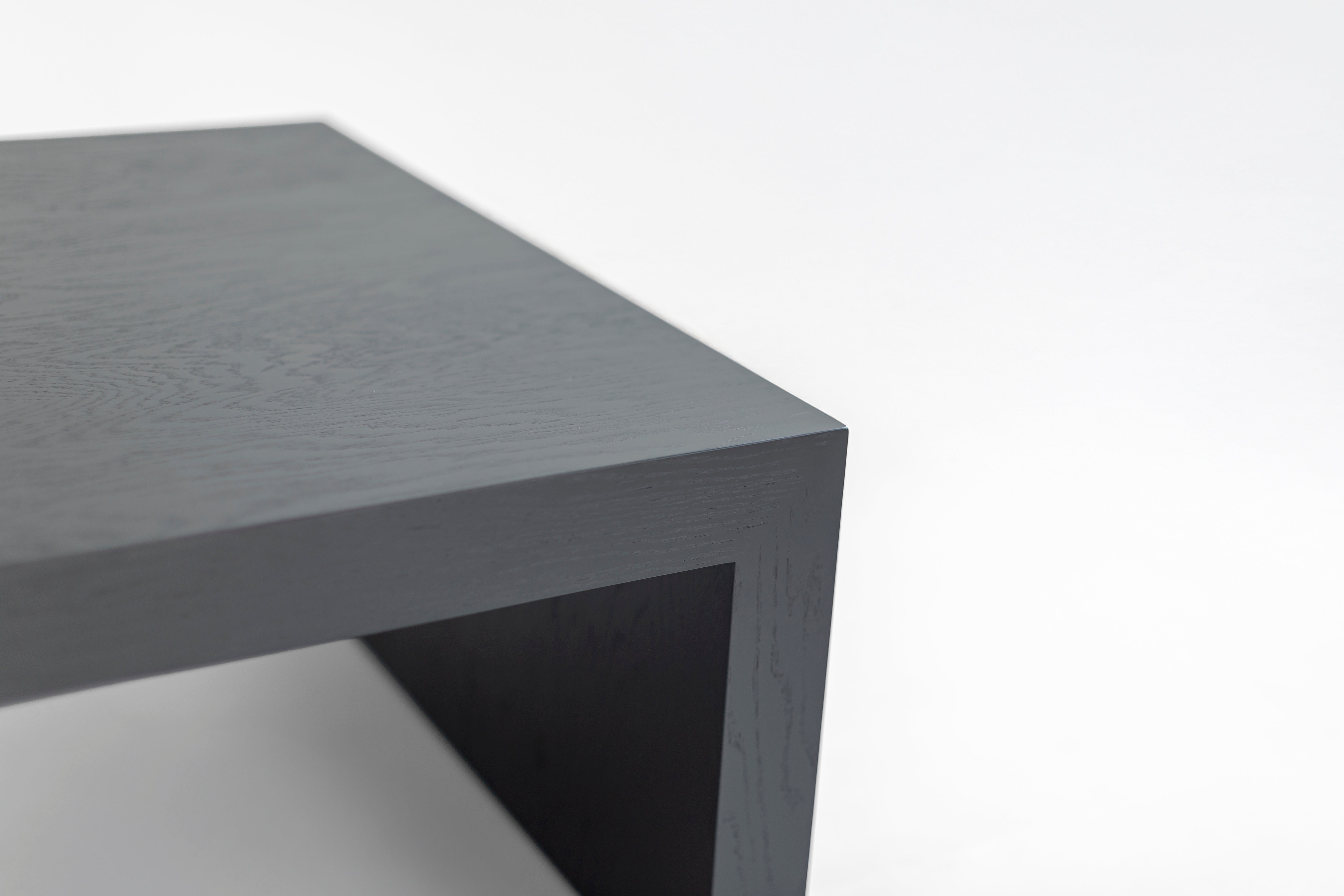 Blackened Oak Waterfall Coffee Table, image 2