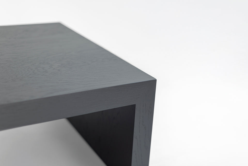 Blackened Oak Waterfall Coffee Table, image 2