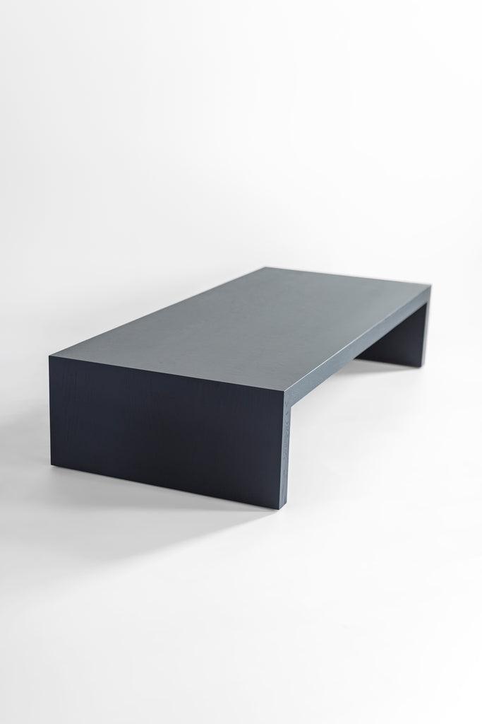 Blackened Oak Waterfall Coffee Table, image 5