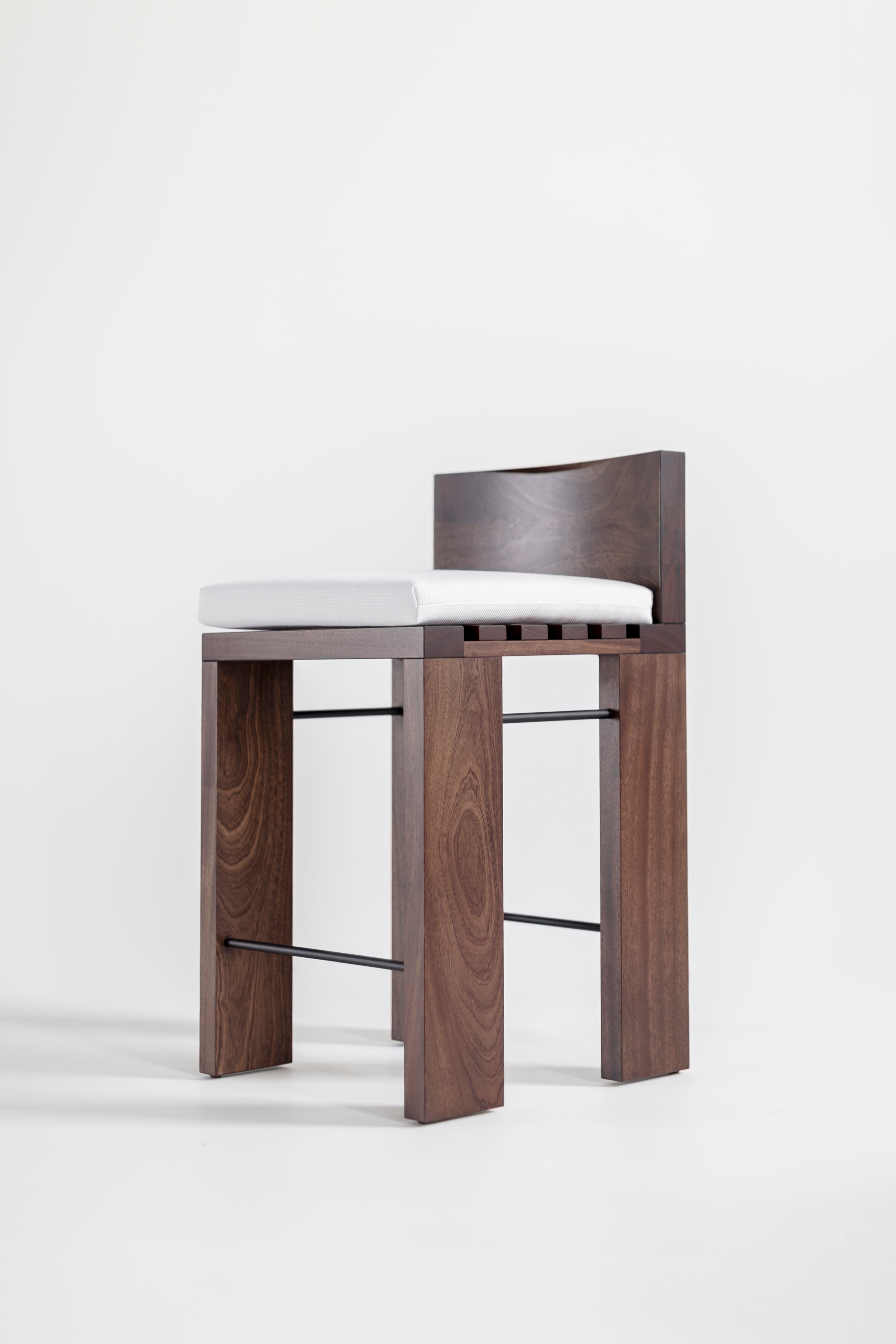 Chile Stools Outdoor Walnut Finish, image 5