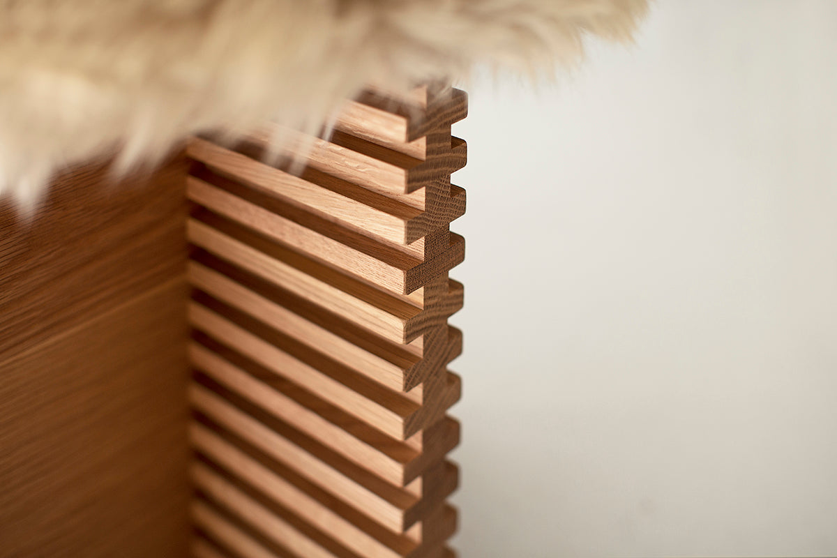 Cicely Dining Stool Sheepskin, Image 02