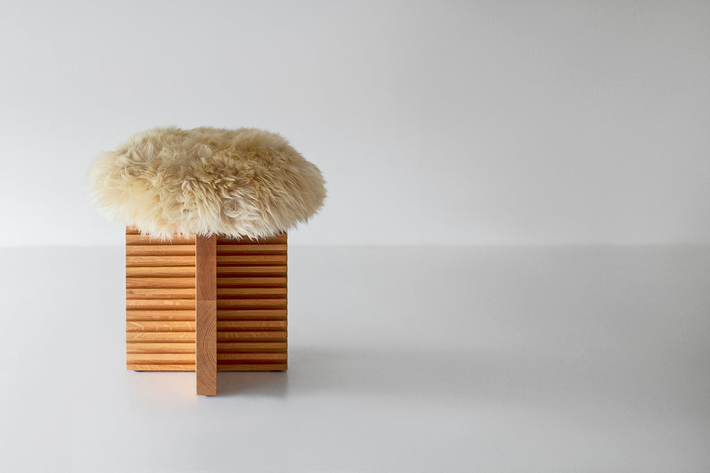 Cicely Dining Stool Sheepskin, Image 04