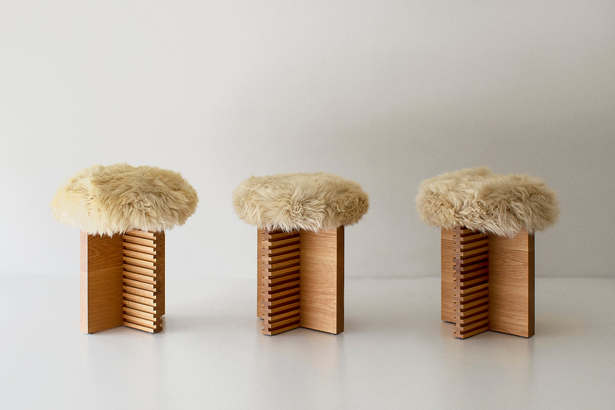 Cicely Dining Stool Sheepskin, Image 07