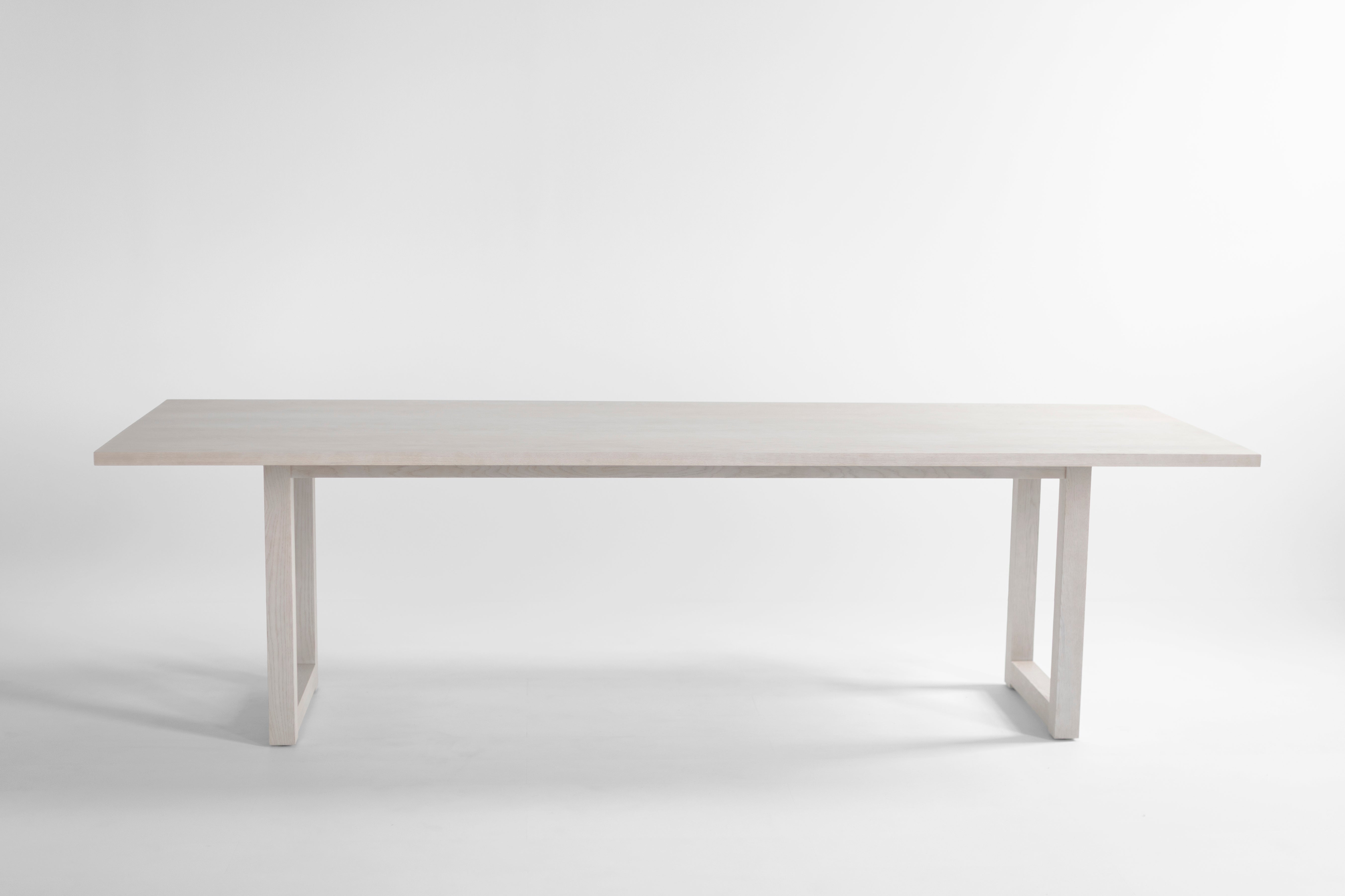 Harvest Dining Table Pickled White Oak, image 8