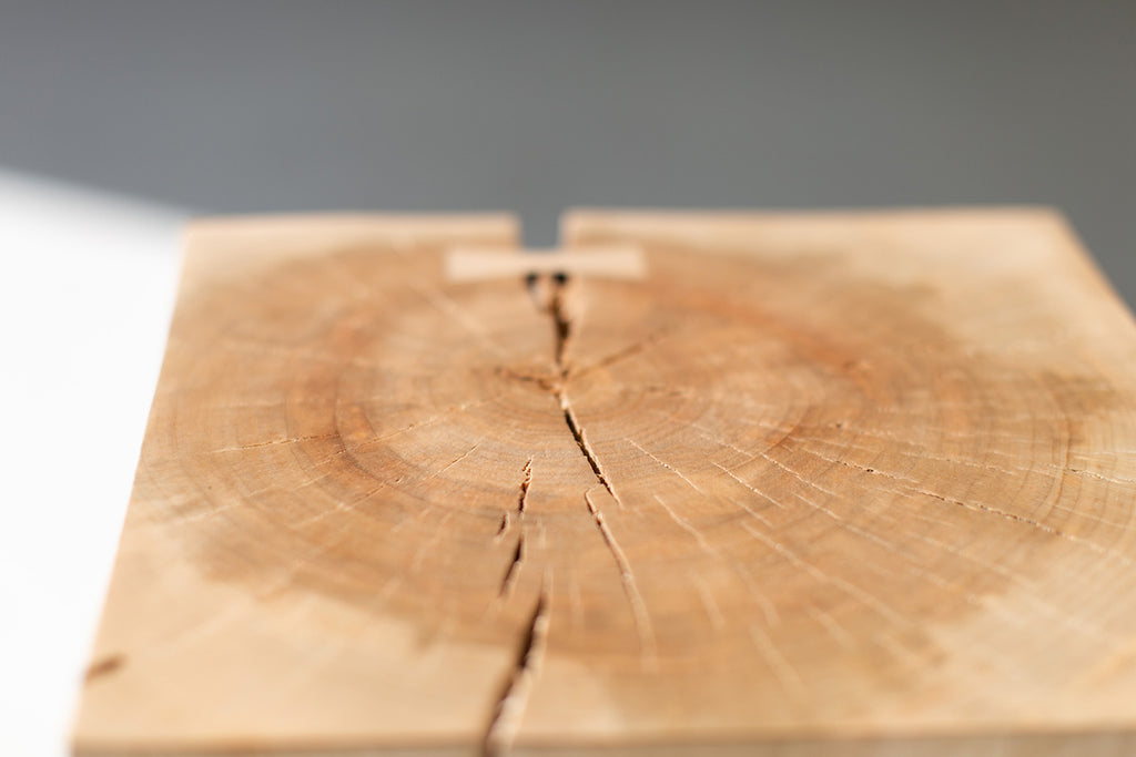 Natural Wood Side Table Quick Ship Image 04