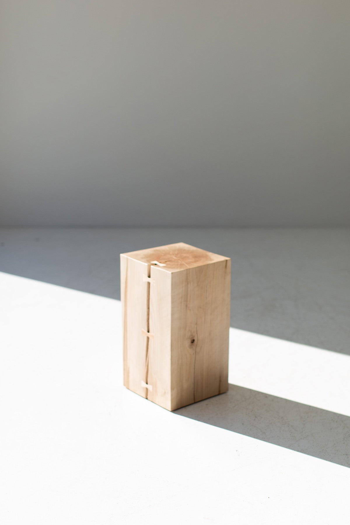 Natural Wood Side Table Quick Ship Image 05