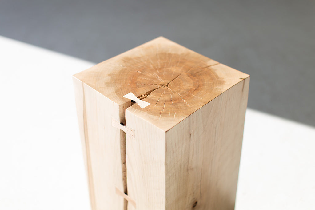 Natural Wood Side Table Quick Ship Image 06