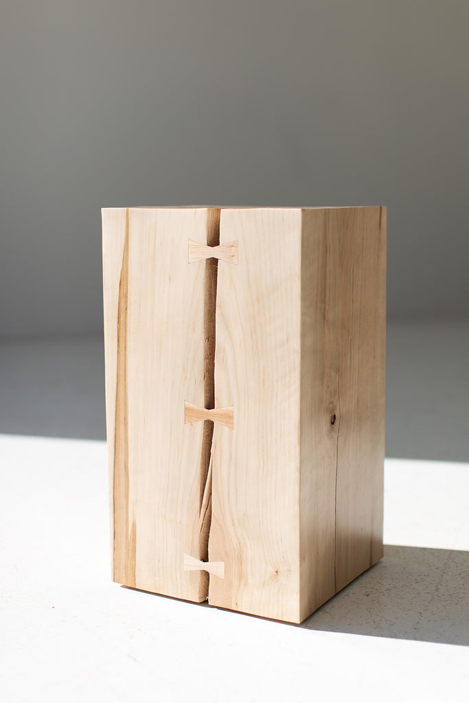 Natural Wood Side Table Quick Ship Image 07