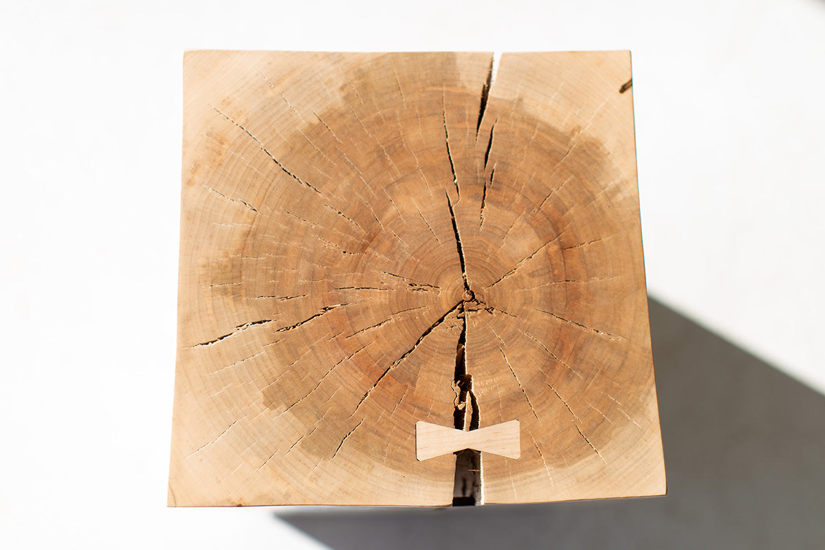 Natural Wood Side Table Quick Ship Image 08