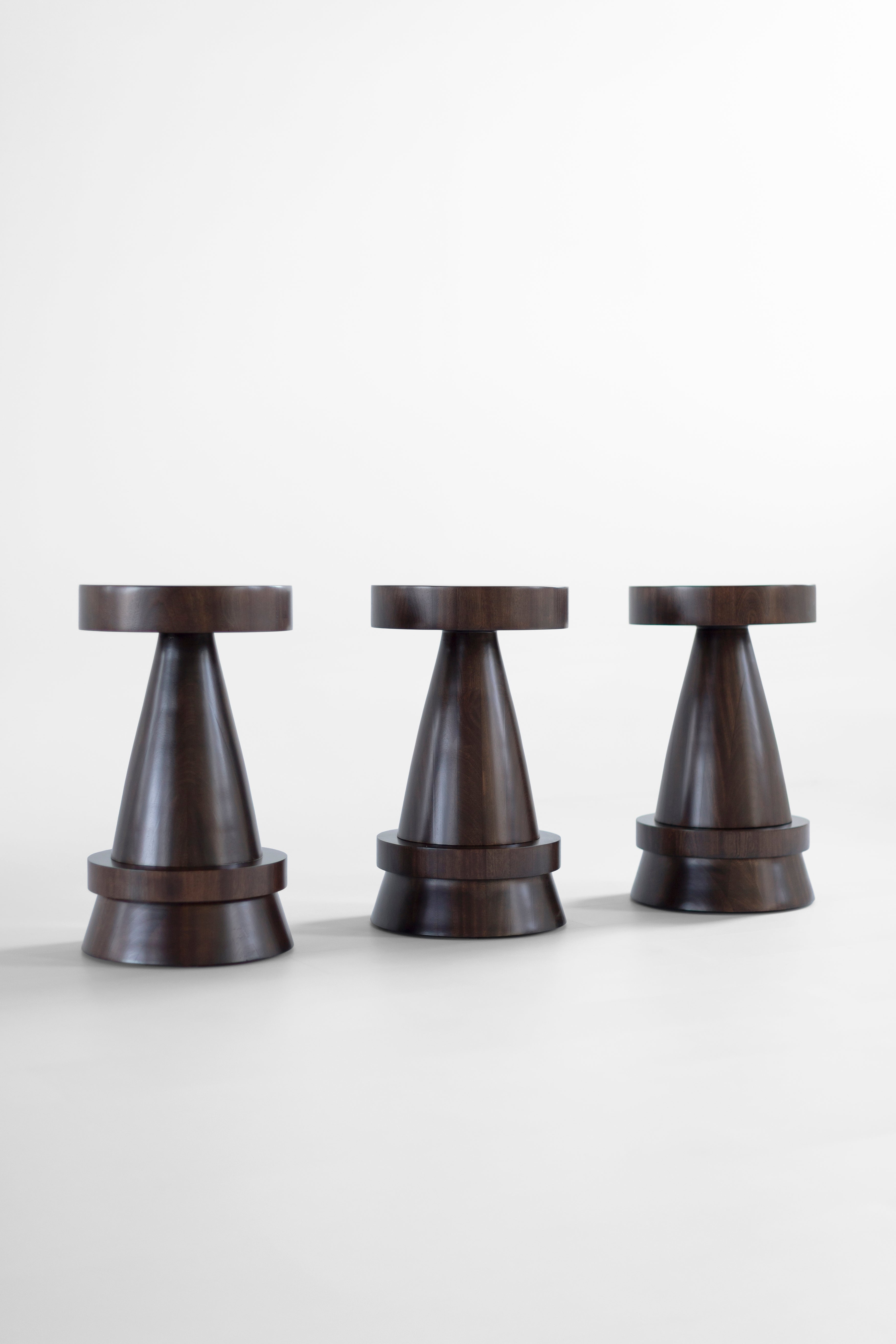 Outdoor Boca Counter Stool Exterior Walnut Finish, image 3