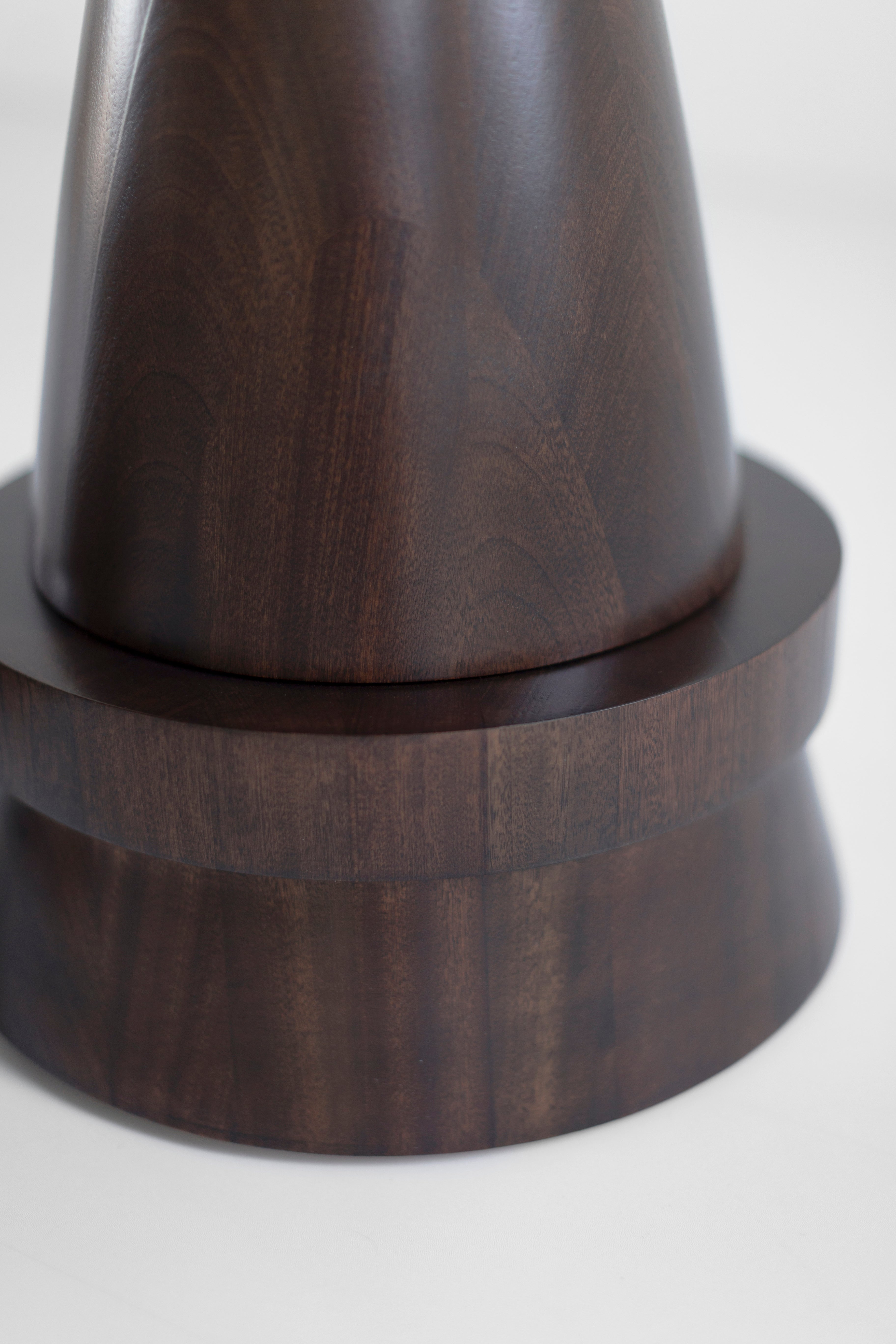 Outdoor Boca Counter Stool Exterior Walnut Finish, image 4