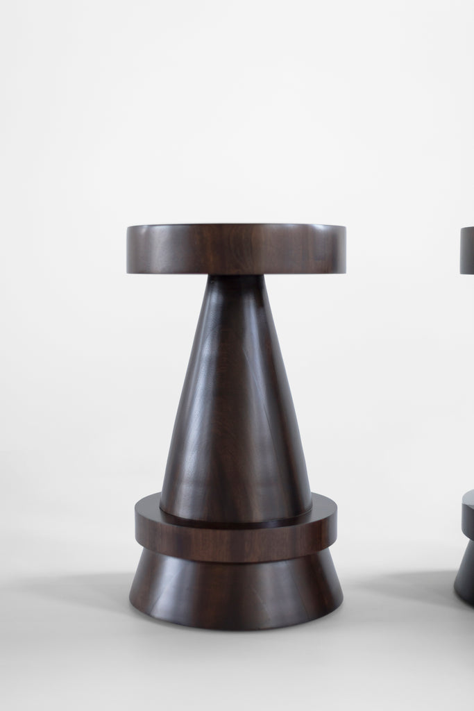 Outdoor Boca Counter Stool Exterior Walnut Finish, image 5