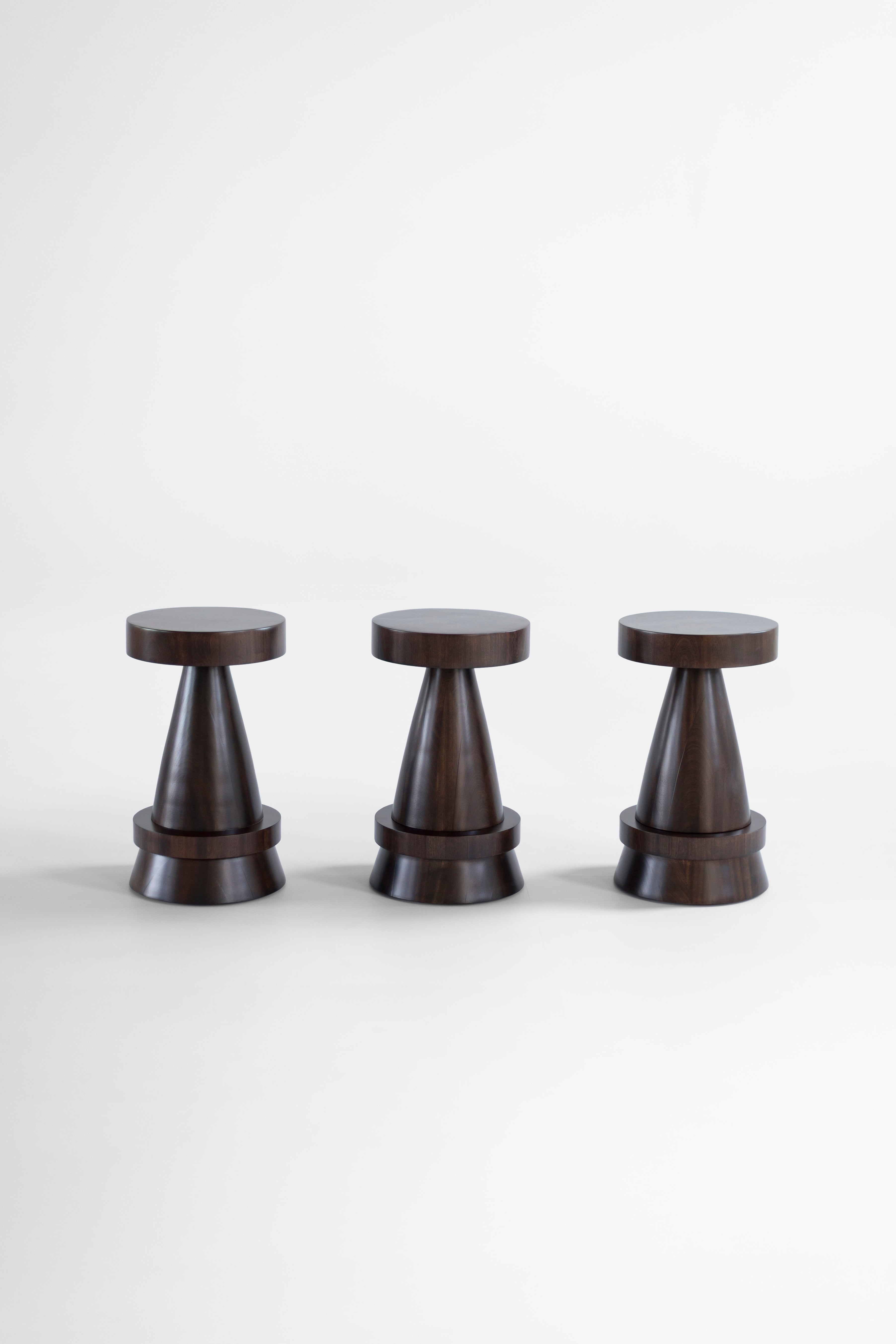 Outdoor Boca Counter Stool Exterior Walnut Finish, image 10