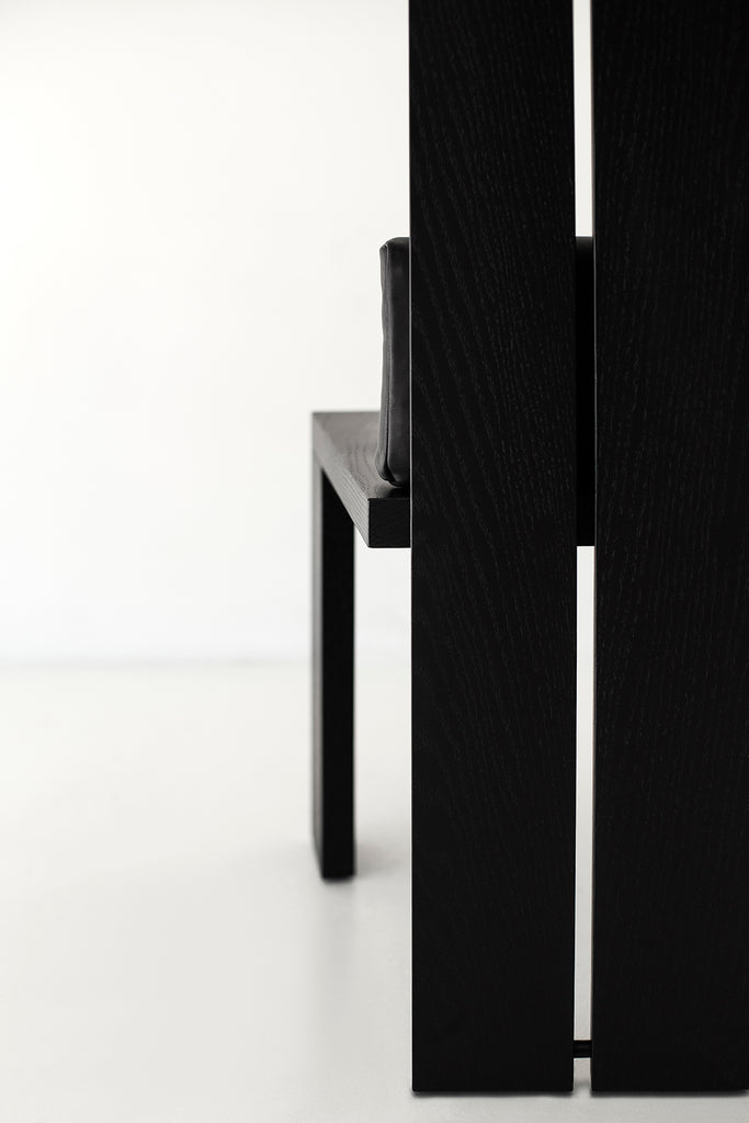 Tall Back Dining Chair Marco Black, Image 04