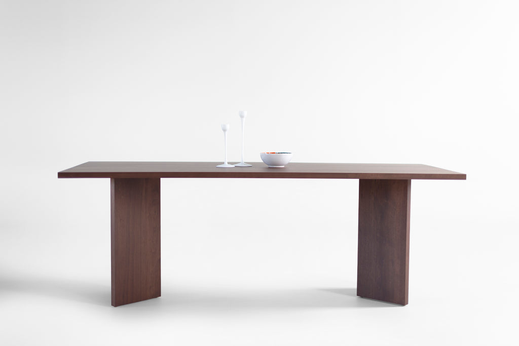 Walnut Dining Triad Table, image 1