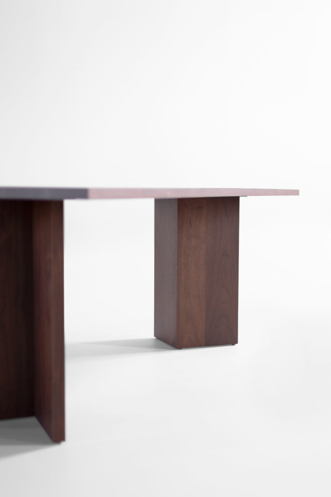 Walnut Dining Triad Table, image 2