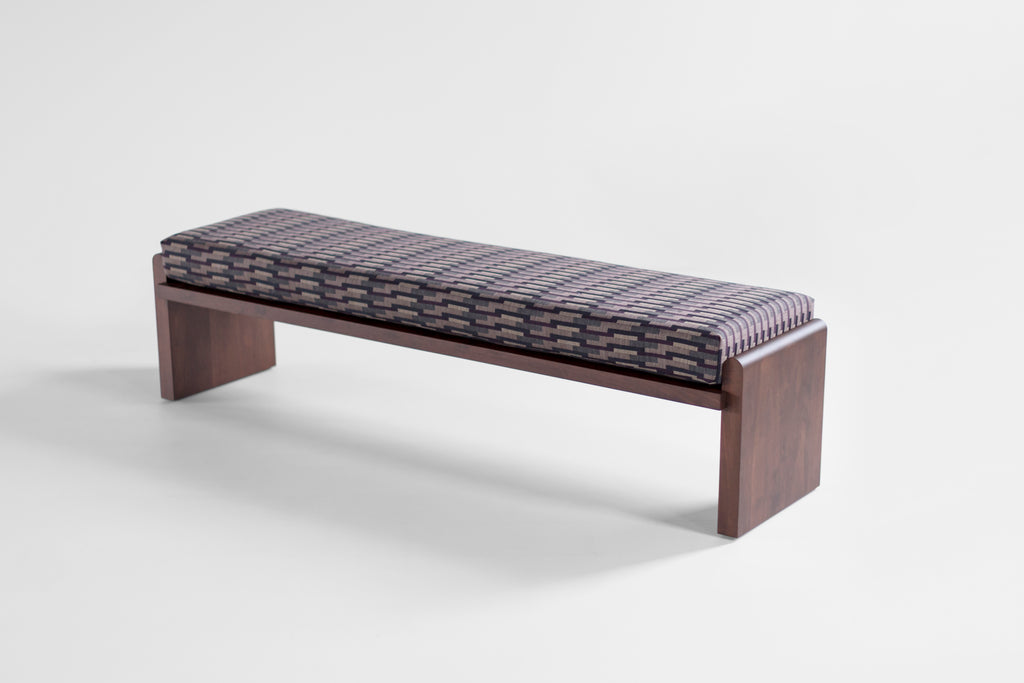 Walnut Iris Bench, image 4