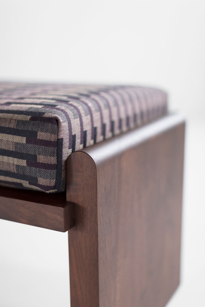 Walnut Iris Bench, image 5