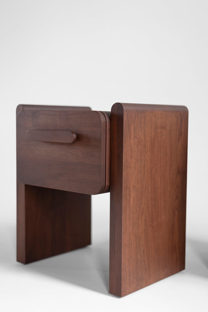 Walnut Nightstand Iris, image 2