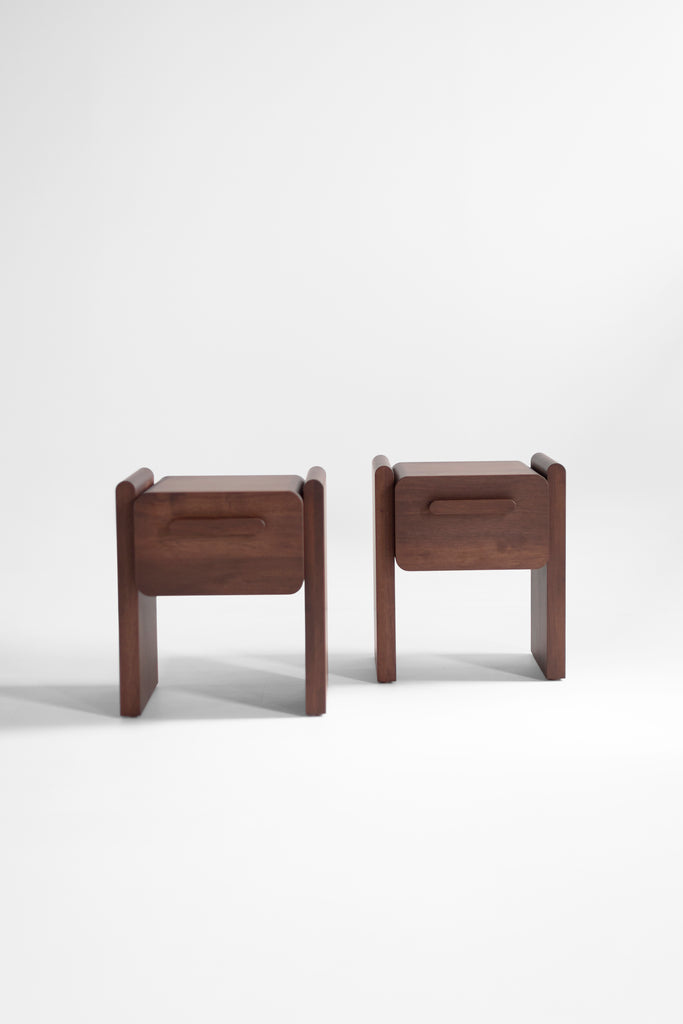 Walnut Nightstand Iris, image 3