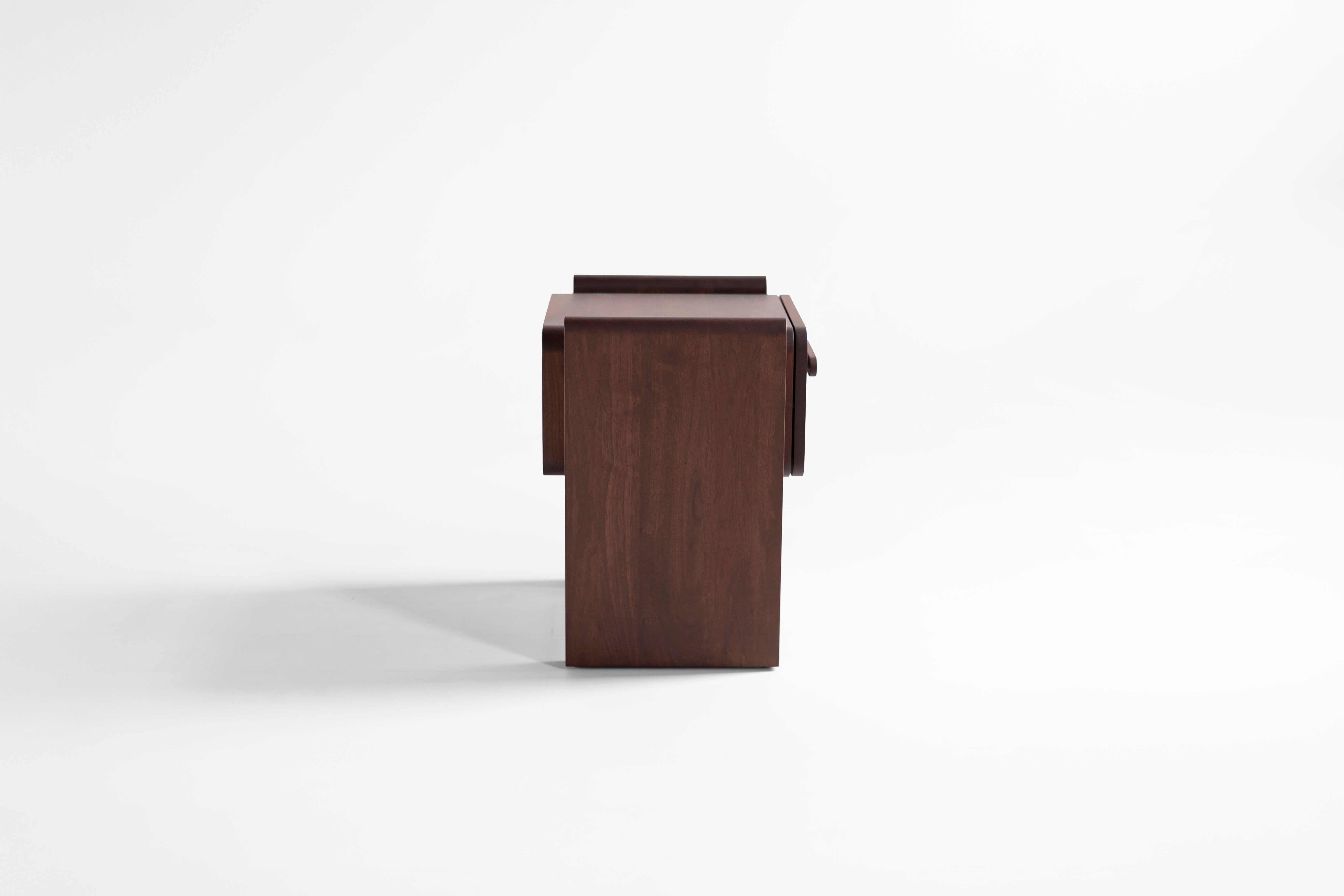 Walnut Nightstand Iris, image 4