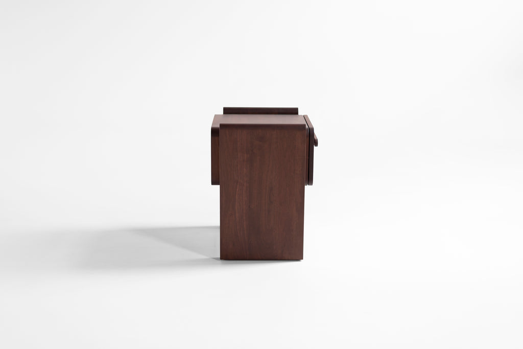 Walnut Nightstand Iris, image 4