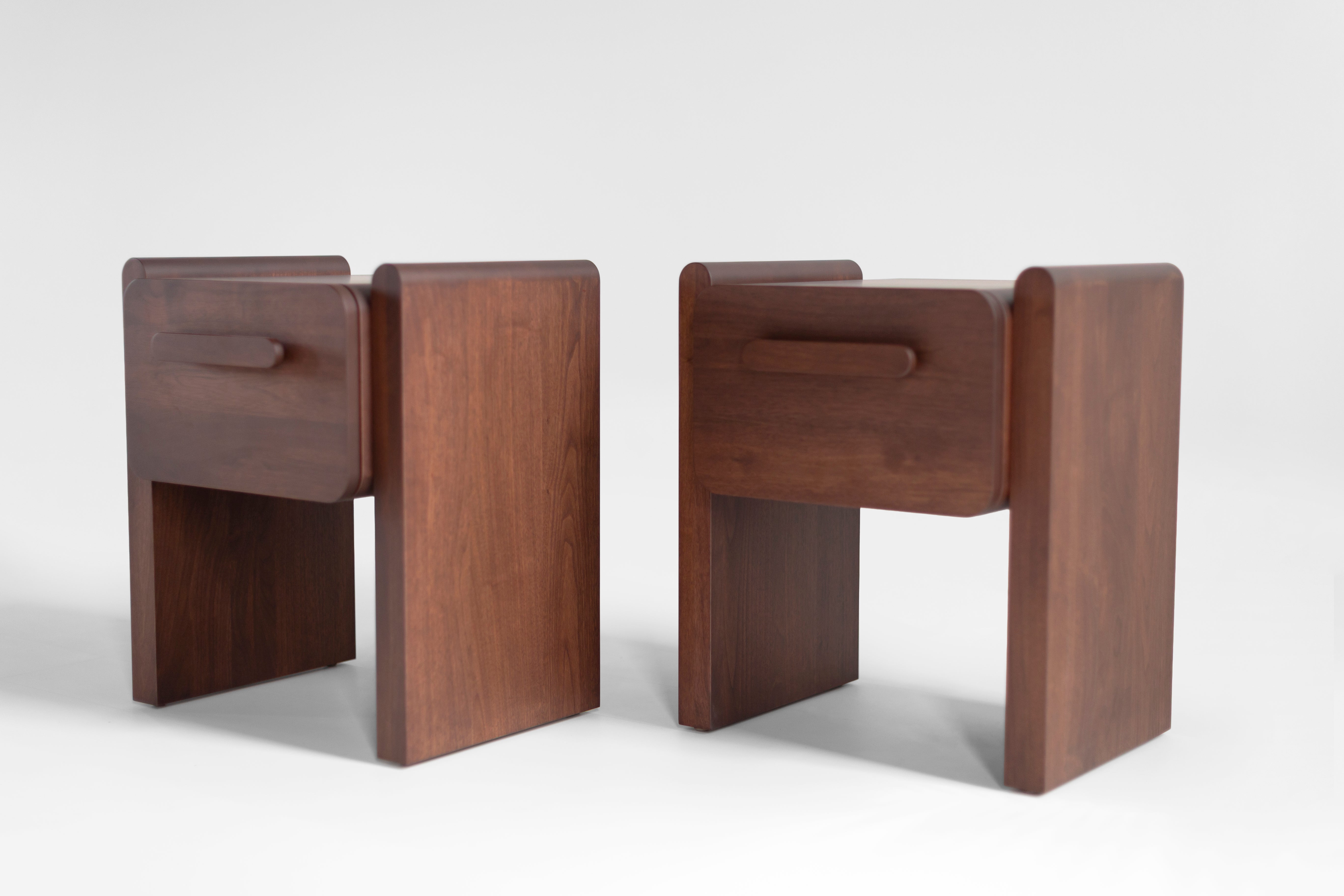 Walnut Nightstand Iris, image 7
