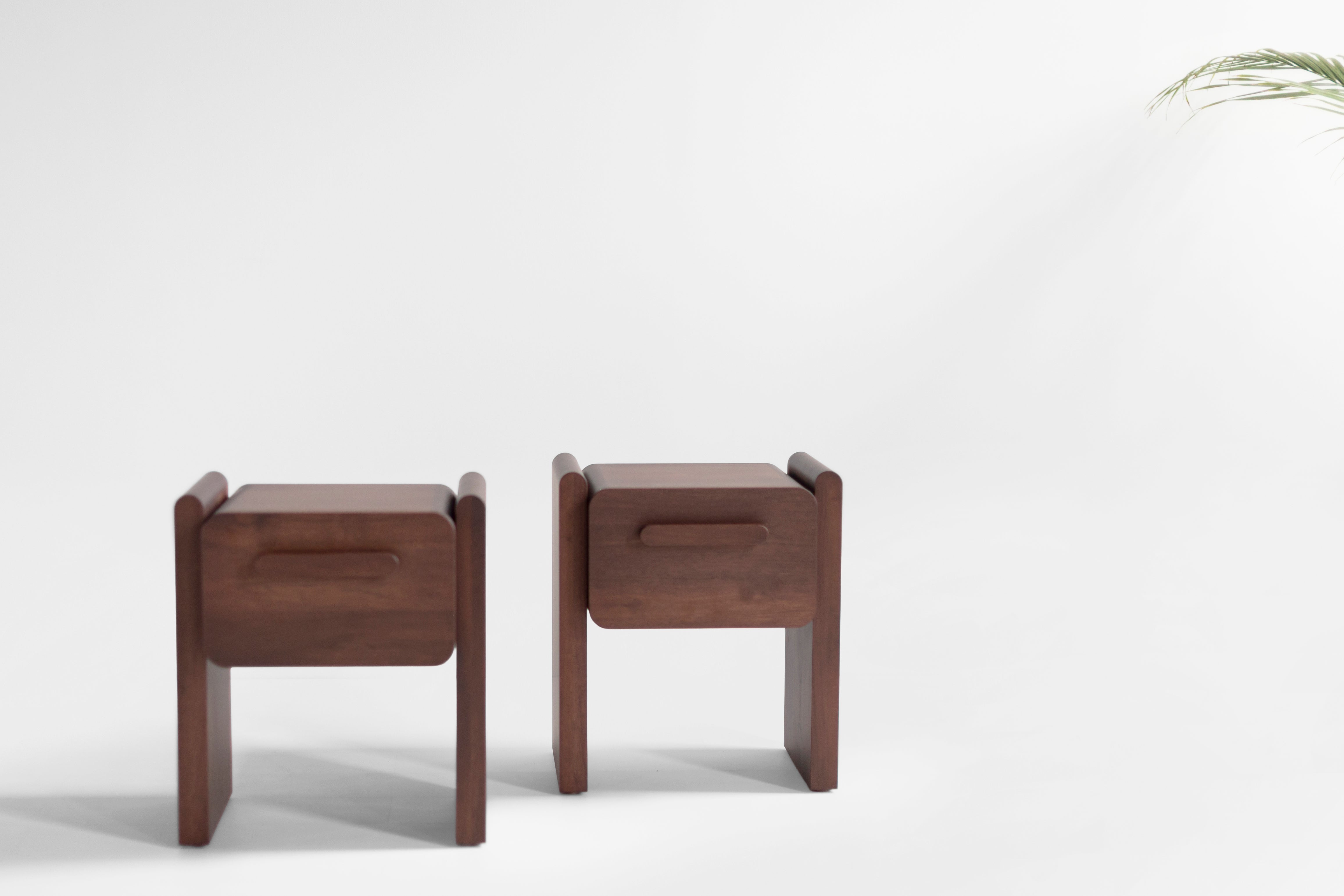 Walnut Nightstand Iris, image 8