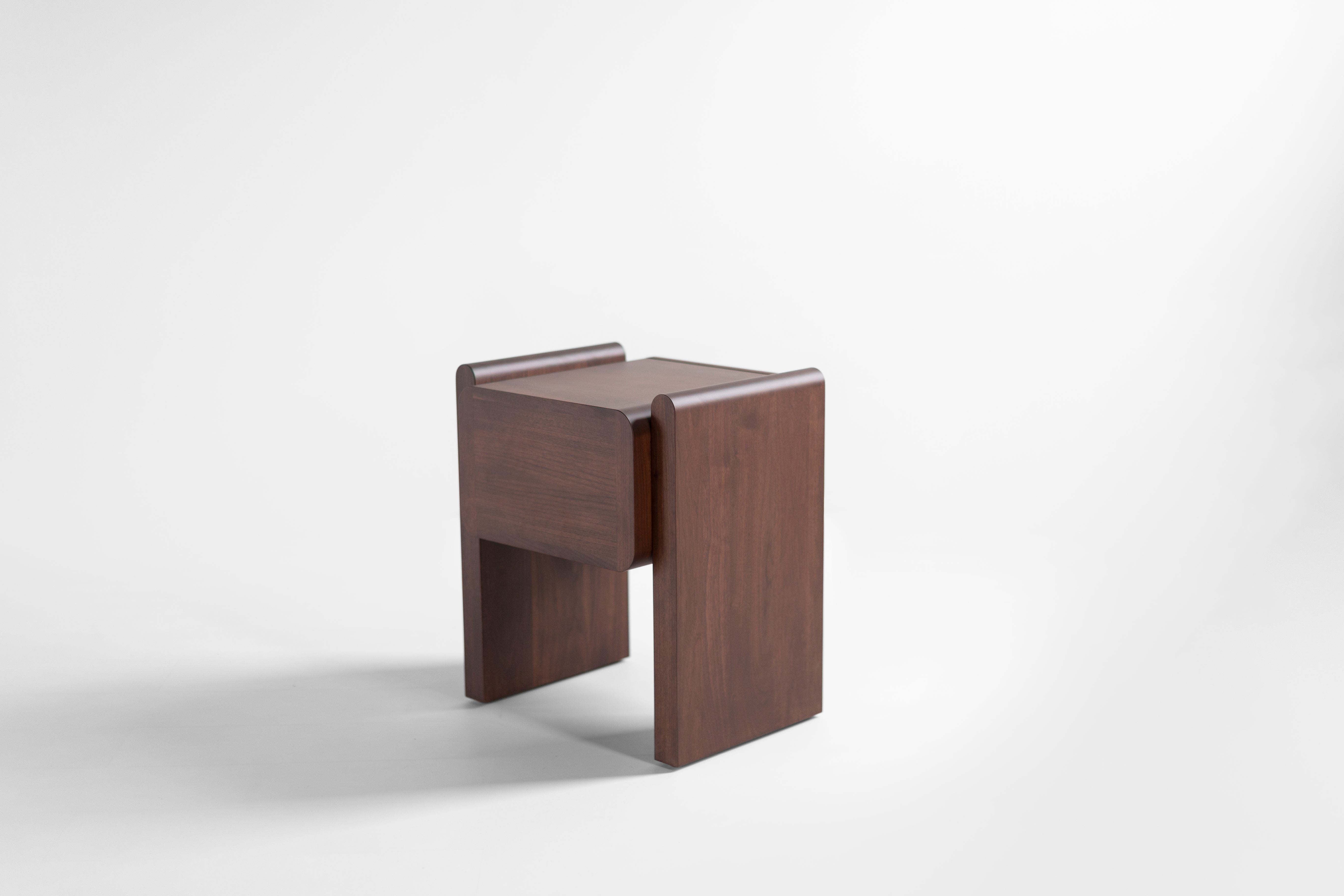 Walnut Nightstand Iris, image 9