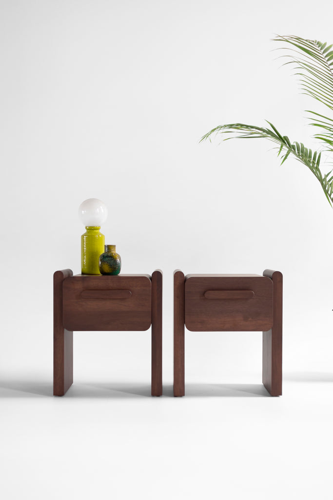 Walnut Nightstand Iris, image 10
