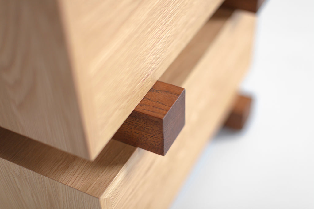 white oak santa fe nightstand, image 6